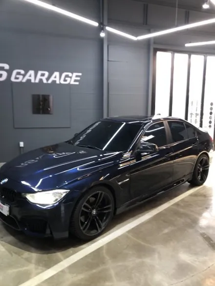 BMW 320D 블락포디 비바 스카이블루 썬팅