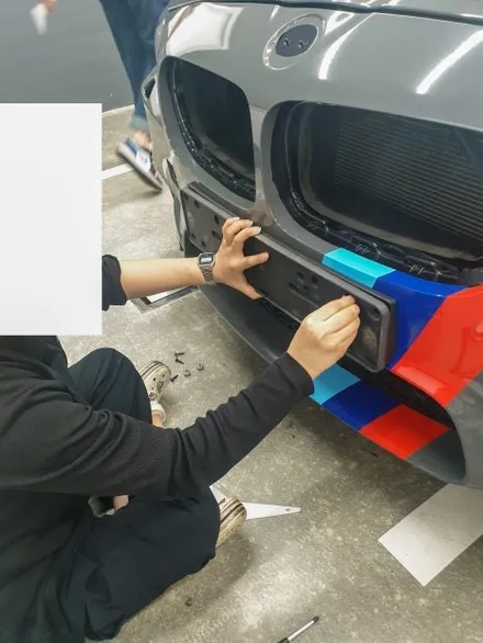 BMW M5 전체랩핑 + 데칼시공