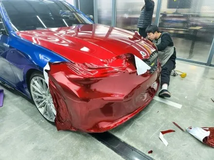 가장 완벽한 3시리즈 M340i 전체랩핑 이노즈텍 뱀파이어레드