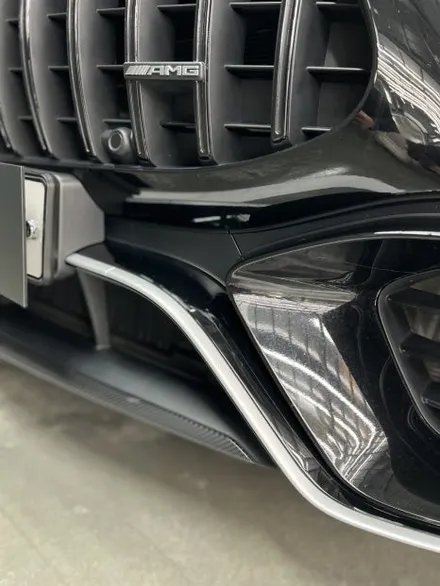 벤츠 GT63 크롬죽이기 가니쉬 무광 메탈릭실버, 사이드미러 STEK카본PPF
