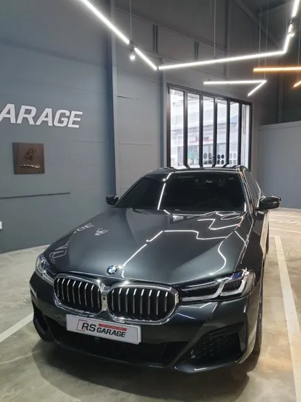 BMW 530i 루마 버텍스900 썬팅 시공 과정