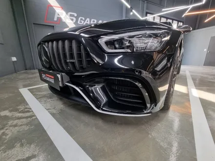 벤츠 GT63 크롬죽이기 가니쉬 무광 메탈릭실버, 사이드미러 STEK카본PPF