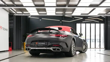 의정부 PPF, 벤츠 SL63 AMG 무광 윈드쉴드 풀 패키지 시공기