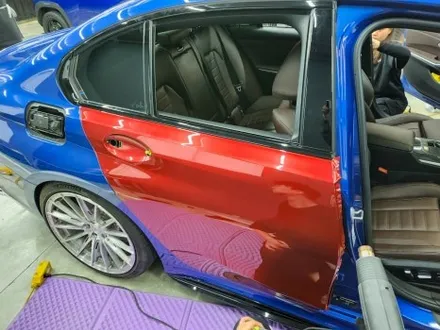 가장 완벽한 3시리즈 M340i 전체랩핑 이노즈텍 뱀파이어레드