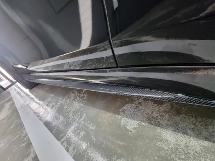 벤츠 GT63 크롬죽이기 가니쉬 무광 메탈릭실버, 사이드미러 STEK카본PPF