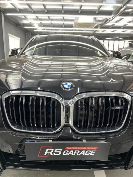 BMW X4 M40i 스텍 다이노쉴드PPF, 키드니그릴 크롬죽이기