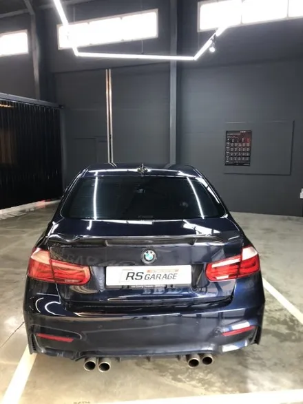 BMW 320D 블락포디 비바 스카이블루 썬팅