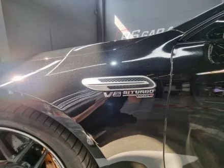 벤츠 GT63 크롬죽이기 가니쉬 무광 메탈릭실버, 사이드미러 STEK카본PPF