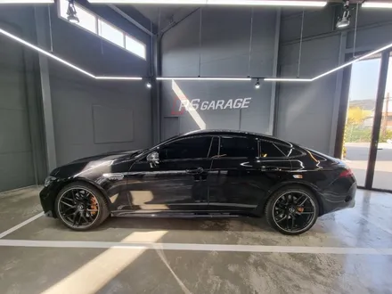 벤츠 GT63 크롬죽이기 가니쉬 무광 메탈릭실버, 사이드미러 STEK카본PPF