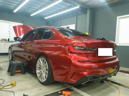 가장 완벽한 3시리즈 M340i 전체랩핑 이노즈텍 뱀파이어레드