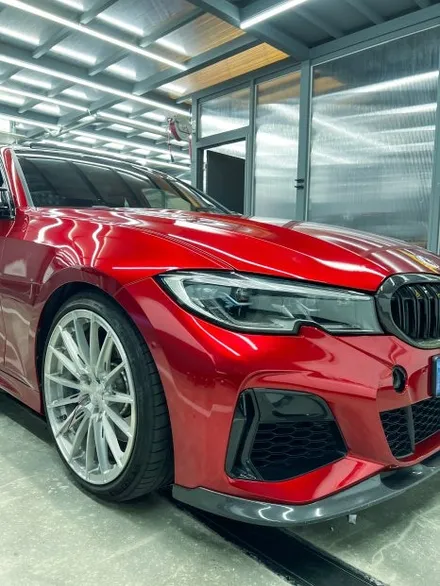 가장 완벽한 3시리즈 M340i 전체랩핑 이노즈텍 뱀파이어레드