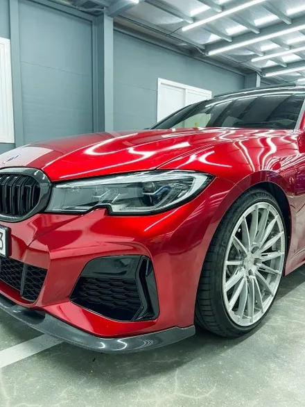가장 완벽한 3시리즈 M340i 전체랩핑 이노즈텍 뱀파이어레드