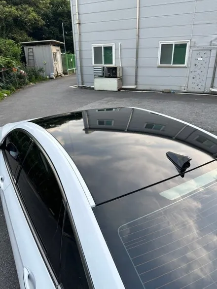 제네시스G80 화이트 전체랩핑과 루프스킨