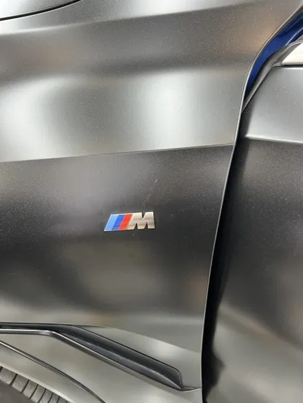 BMW x6 m50d 전체랩핑 재시공, 헤드라이트PPF. 에이버리 사틴 다크그레이