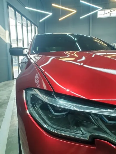 가장 완벽한 3시리즈 M340i 전체랩핑 이노즈텍 뱀파이어레드