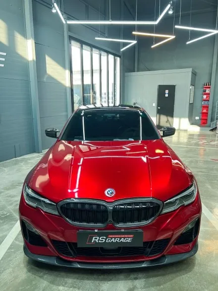 가장 완벽한 3시리즈 M340i 전체랩핑 이노즈텍 뱀파이어레드