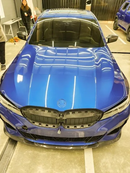 가장 완벽한 3시리즈 M340i 전체랩핑 이노즈텍 뱀파이어레드