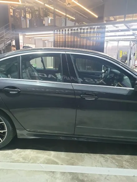 BMW 530i 루마 버텍스900 썬팅 시공 과정