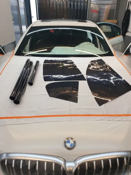 BMW 530i 후퍼옵틱 프나세 전체 썬팅 작업