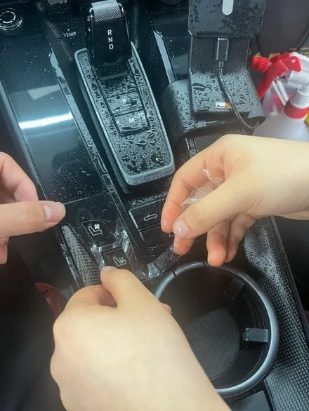 포르쉐 911(992)카레라 GTS 실내PPF 시공 (feat.오토컷)