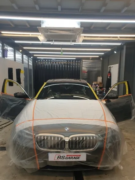 BMW 530i 루마 버텍스900 썬팅 시공 과정