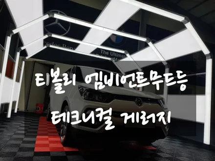 티볼리 엠비언트 라이트 무드등 깔끔 완벽 시공 업체 추천!! 테크니컬게러지(김포일산파주검단신도시서울) / 김포,일산,고양