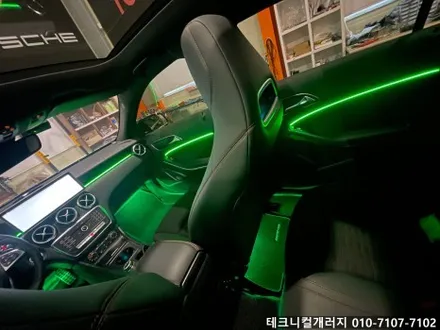 벤츠 A클래스 W176 실내 엠비언트 무드등 초깔끔 매립 시공!! (일산 고양 파주) / 김포,일산,고양