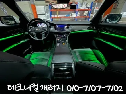 파주 캐딜락 CT6 \'국내개발\' 비노출 엠비언트로 순정처럼 시공했어요. / 김포 감정동