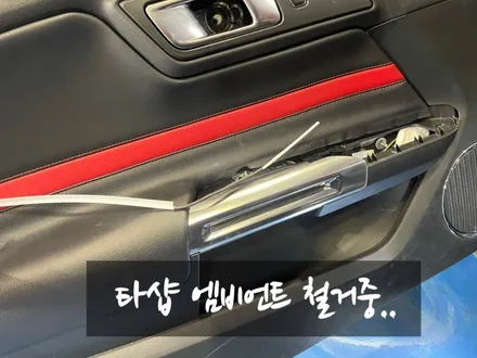 포드 머스탱 엠비언트 라이트 무드등 타샵제품철거 후 재시공!! 제품비교 를 잘 하셔야 합니다!! (일산파주인천검단김포한강신도시) / 김포,일산,고양