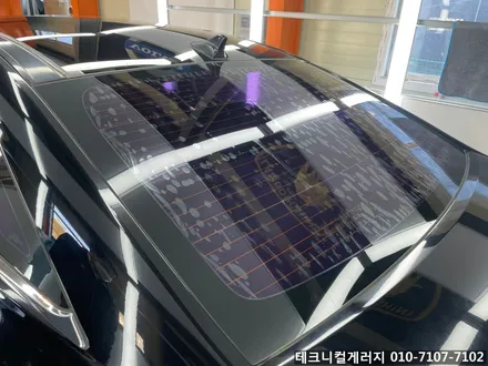 김포 뒷유리 썬팅 기포 제거 후 재시공 소나타 쿠폰썬팅 기본썬팅 (장기동,운양동,구래동,통진,마송,강화,걸포동,감정동,) / 김포,일산,고양