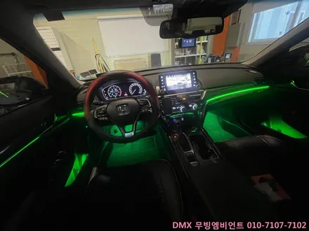 일산 혼다 어코드 DMX 비노출 엠비언트 무드등 + 도어포켓 + 풋무드등 + 도어스커프 시공했어요. (탄현,대화,주엽,운정,교하 동호회협력업체) / 김포,일산,고양