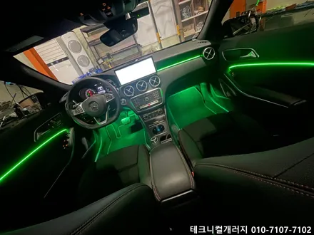 벤츠 A클래스 W176 실내 엠비언트 무드등 초깔끔 매립 시공!! (일산 고양 파주) / 김포,일산,고양