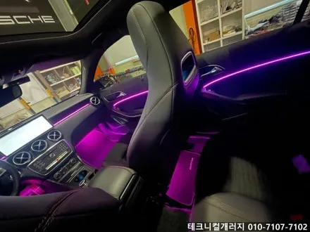 벤츠 A클래스 W176 실내 엠비언트 무드등 초깔끔 매립 시공!! (일산 고양 파주) / 김포,일산,고양