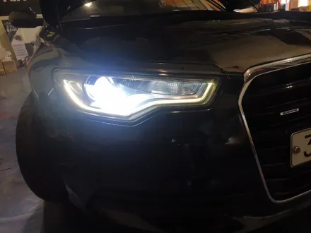 김포 아우디 A6(C7) HID벌브 교체 6500K 전조등 교체 했어요 ~~!!  (장기동,구래동,풍무동,사우동,걸포동,감정동,통진,마송) / 김포,일산,고양