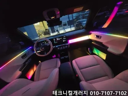 디올 뉴 코나 SX2 실내 엠비언트 차선이탈에 후진기어 연동까지!! / 김포 감정동