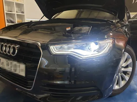 김포 아우디 A6(C7) HID벌브 교체 6500K 전조등 교체 했어요 ~~!!  (장기동,구래동,풍무동,사우동,걸포동,감정동,통진,마송) / 김포,일산,고양