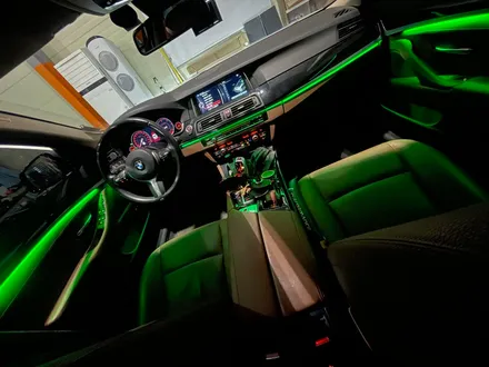인천 송도 BMW 5시리즈 F10 64색 풀컬러 광량업 DMX 비노출 엠비언트 실내무드등 / 김포,일산,고양
