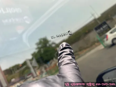 김포 신차패키지 레이 열차단썬팅 레인보우v90 반사필름 + 파인뷰 블랙박스 + 보조베터리 셀스타sf100 완벽셋팅 깔끔시공했어요!! / 김포,일산,고양