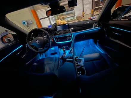 BMW 3GT F34 초슬림 아크릴 엠비언트 매립시공 & 아이나비 블랙박스 Z9000 시공했어요. (파주 운정 야당) / BMW / 3시리즈 GT (F34) / 김포,일산,고양