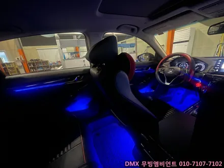 일산 혼다 어코드 DMX 비노출 엠비언트 무드등 + 도어포켓 + 풋무드등 + 도어스커프 시공했어요. (탄현,대화,주엽,운정,교하 동호회협력업체) / 김포,일산,고양