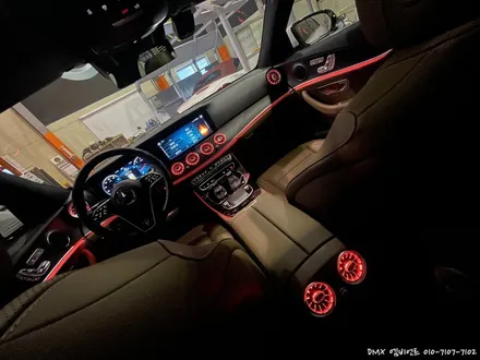 벤츠 E클래스 신형 W213 멀티컬러 송풍구 엠비언트 무드등 으로 교체했어요~!! (C,GLC,S클래스 오버젠 KC인증제품) / 김포,일산,고양