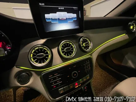 벤츠 GLA 220 W156 DMX 비노출 매립 실내무드등 송풍구 엠비언트 시공했어요. (김포일산파주인천서울) / 김포,일산,고양