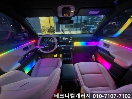 디올 뉴 코나 SX2 실내 엠비언트 차선이탈에 후진기어 연동까지!! / 김포 감정동
