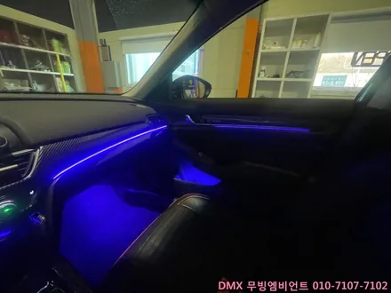 일산 혼다 어코드 DMX 비노출 엠비언트 무드등 + 도어포켓 + 풋무드등 + 도어스커프 시공했어요. (탄현,대화,주엽,운정,교하 동호회협력업체) / 김포,일산,고양