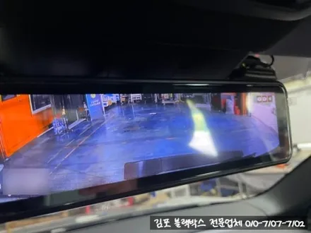 김포 볼보 EX30전기차 룸미러형 블랙박스, 보조배터리 시공 후기 / 김포 감정동
