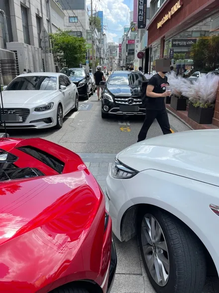 PPF로 보호된 벤츠 S400d범퍼도장~! 두 번째 사고로 입고하신 고객님 마포PPF 제이튠 / 서울 마포구 서교동