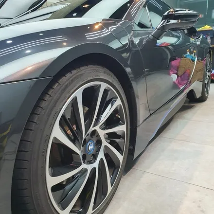 판교광택 유리막코팅~! BMW I8 광택+지테크닉 크리스탈 세럼 울트라 / 성남시 분당구 판교동