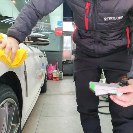 제네시스 g70 신차패키지 지테크닉 크리스탈 세럼 울트라  유리막코팅 / 성남시 분당구 판교동
