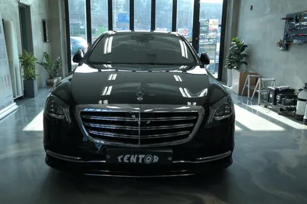 평택랩핑 벤츠 S560 3M1080 화이트골드스파클 전체랩핑 시공!! / 평택시 칠괴동