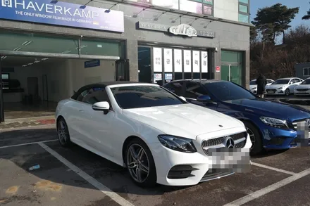 평택 프리미엄 썬팅 하버캠프 벤츠 E카브리올레 C200 퓨어 시공!! / 평택 삼남로